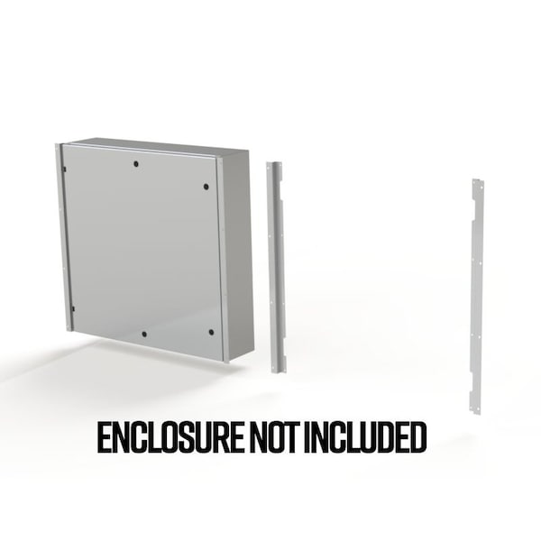 Frame, 1.08 in L x 35.85 in H x 2.43 in W, Steel